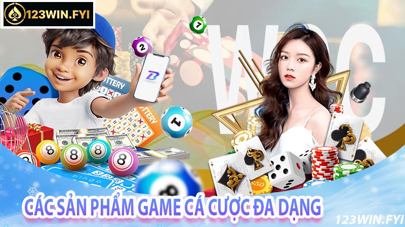 Các sản phẩm game cá cược casino 123WIN hấp dẫn nhất hiện nay