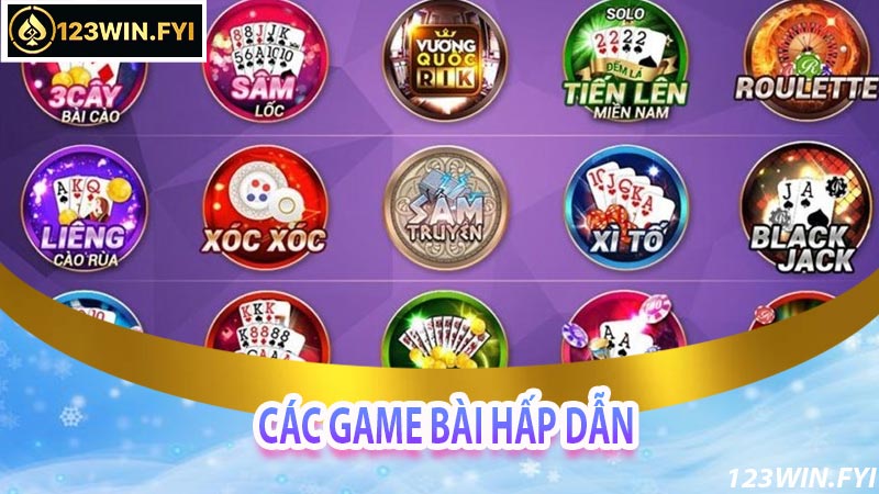 Những game bài 123WIN siêu hấp dẫn